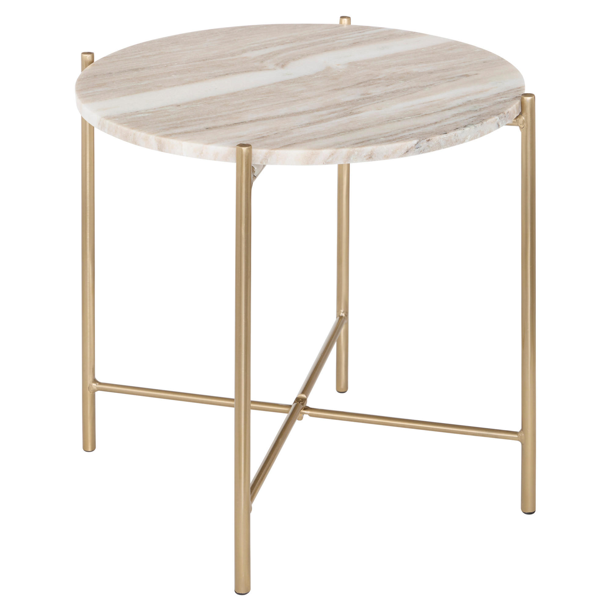 Atmosphera Createur d´interieur Kaffeetisch Gold 42.5x41x42.5 cm