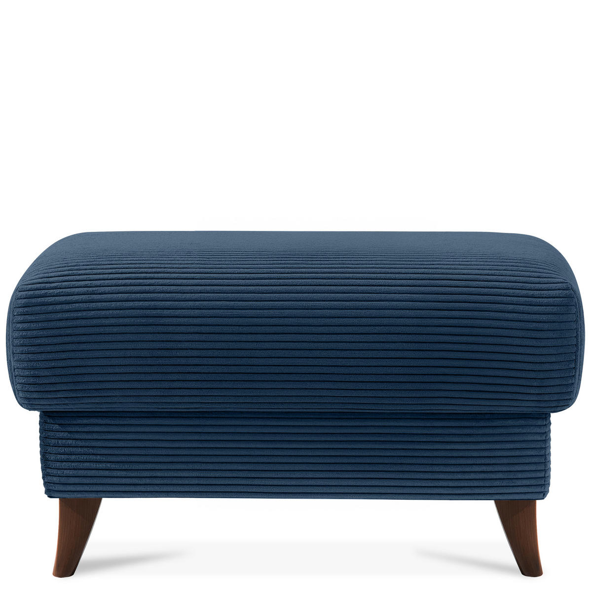 HOCKER GUSTAVO II, Marineblau - Braun/Dunkelblau, Holz/Holzwerkstoff (92/49/92cm) - KONSIMO®