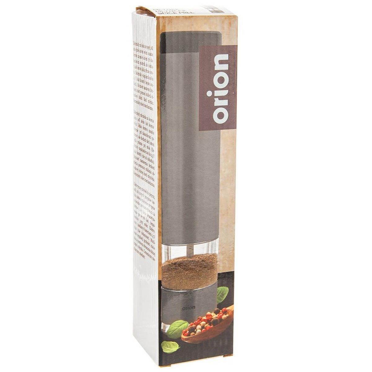 GEWÜRZMÜHLE Schwarz Transparent - Schwarz, Glas (6.5/18.5/6.5cm) - Orion 
