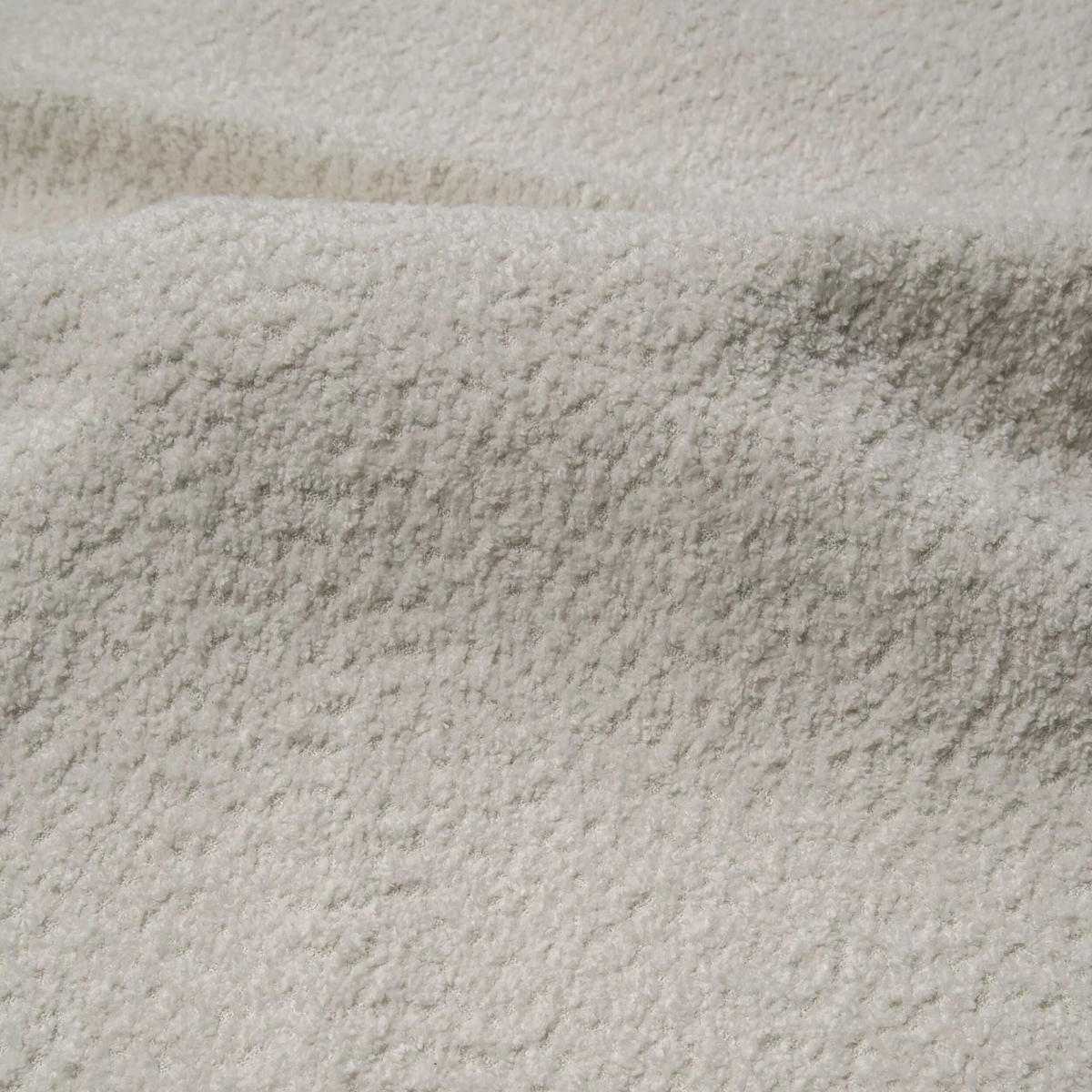 WOHNLANDSCHAFT Bouclé-Stoff Creme 346cm - Creme, Textil (346/76/166cm) - Sia Home