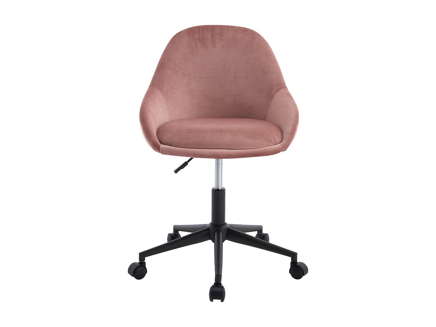 BÜROSTUHL ohne Armlehnen - 55 cm x 59.5 cm - stoff - rosa Naody - Pink, Textil (55/88/59.5cm) - Vente-Unique