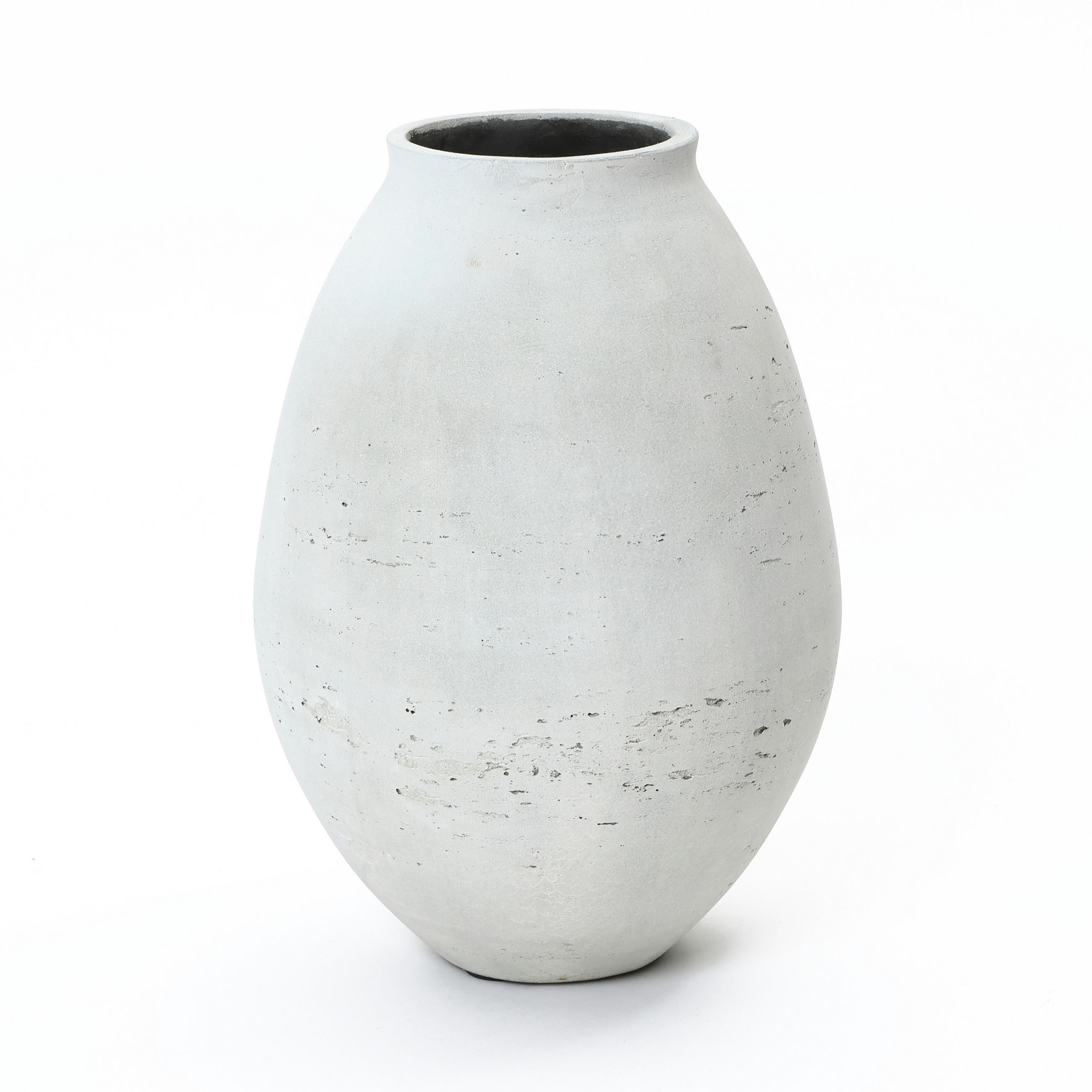 VASE Neva, 32,5 cm Hoch - Weiß, Naturmaterialien (32.5cm) - Hometopia