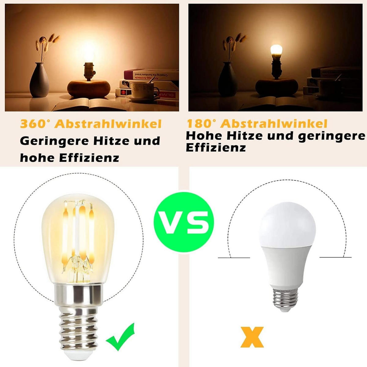 LED žárovky E14 4W (balení 10 ks) - průhledná, sklo (2.5/6cm) - Nettlife