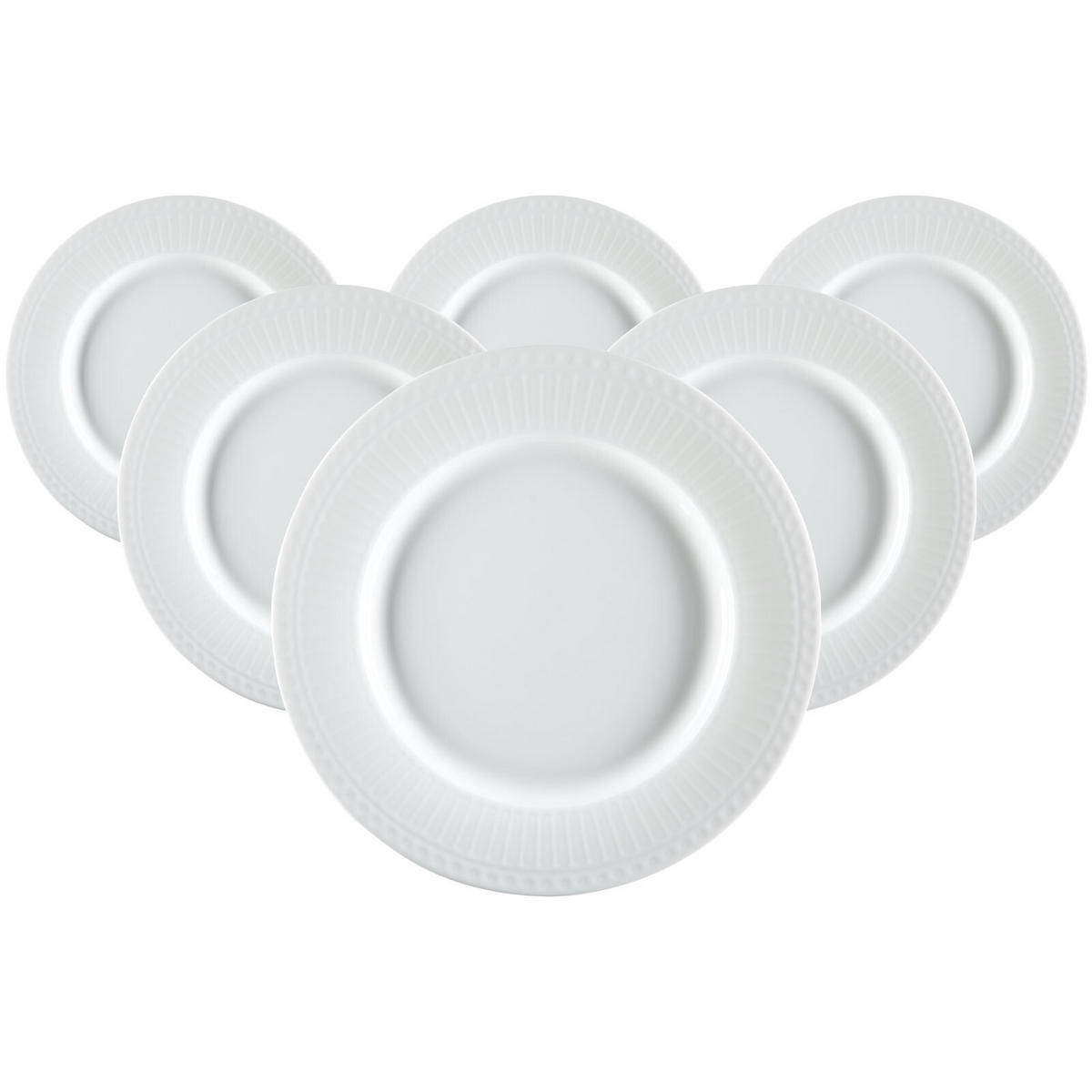 SPEISETELLER Sofia weiß ø 26,5 cm 6er Set - Weiß, Keramik (26.5cm) - Ritzenhoff Breker