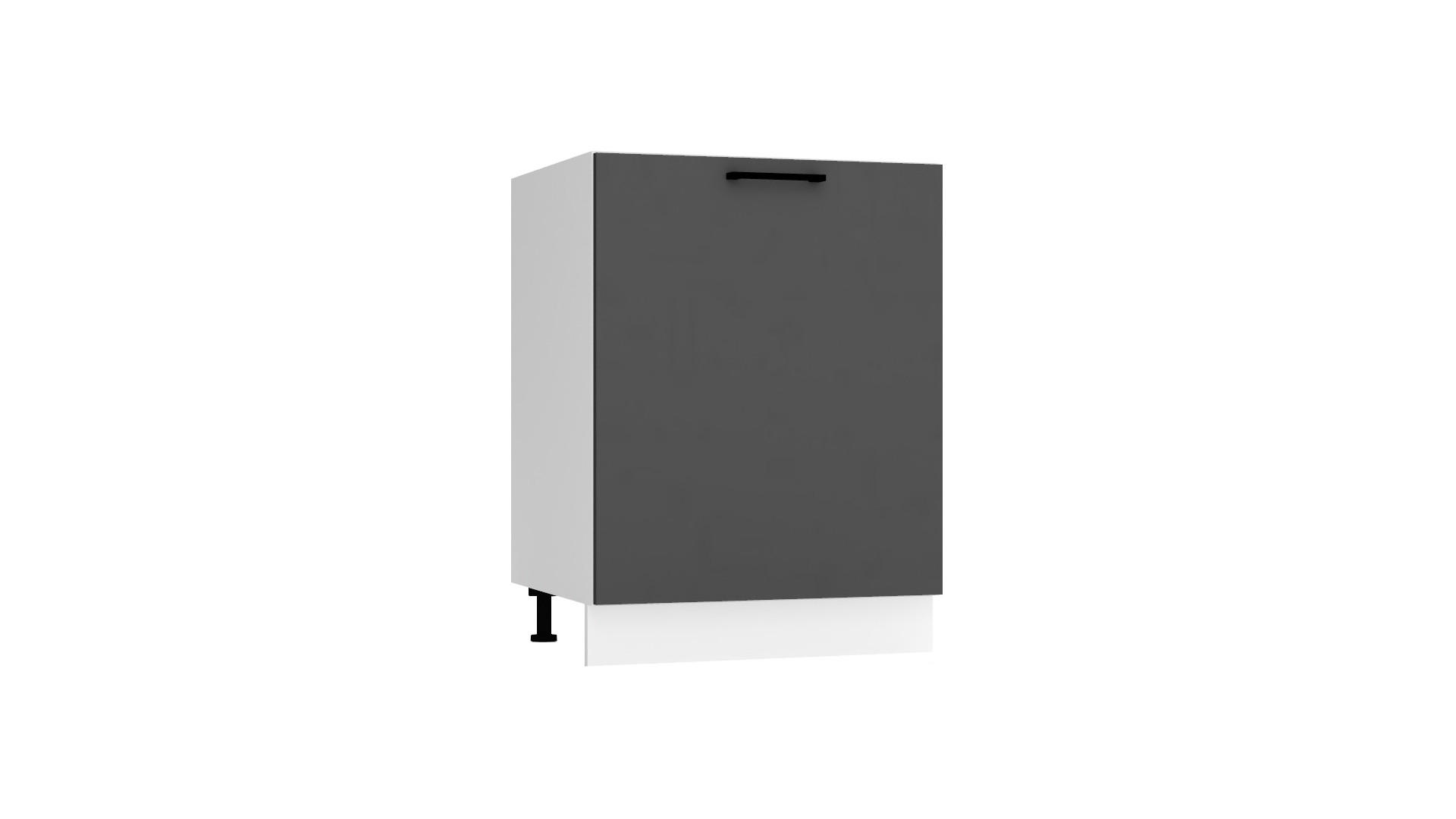 SPÜLENUNTERSCHRANK D60ZL S/1 - Morvex - Robust & langlebig, mit 1 Schublade - Anthrazit, Holz/Metall (60/82/52.4cm) - ROYAL24_MARKT