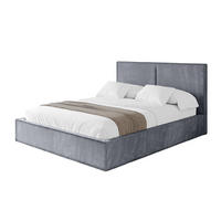 POLSTERBETT mit Bettkasten und Lattenrost, Bett mit Matratze H3/H4 - EMMI 180x200 Grau - Grau, Holzwerkstoff/Textil (180/200cm) - ALTDECOR
