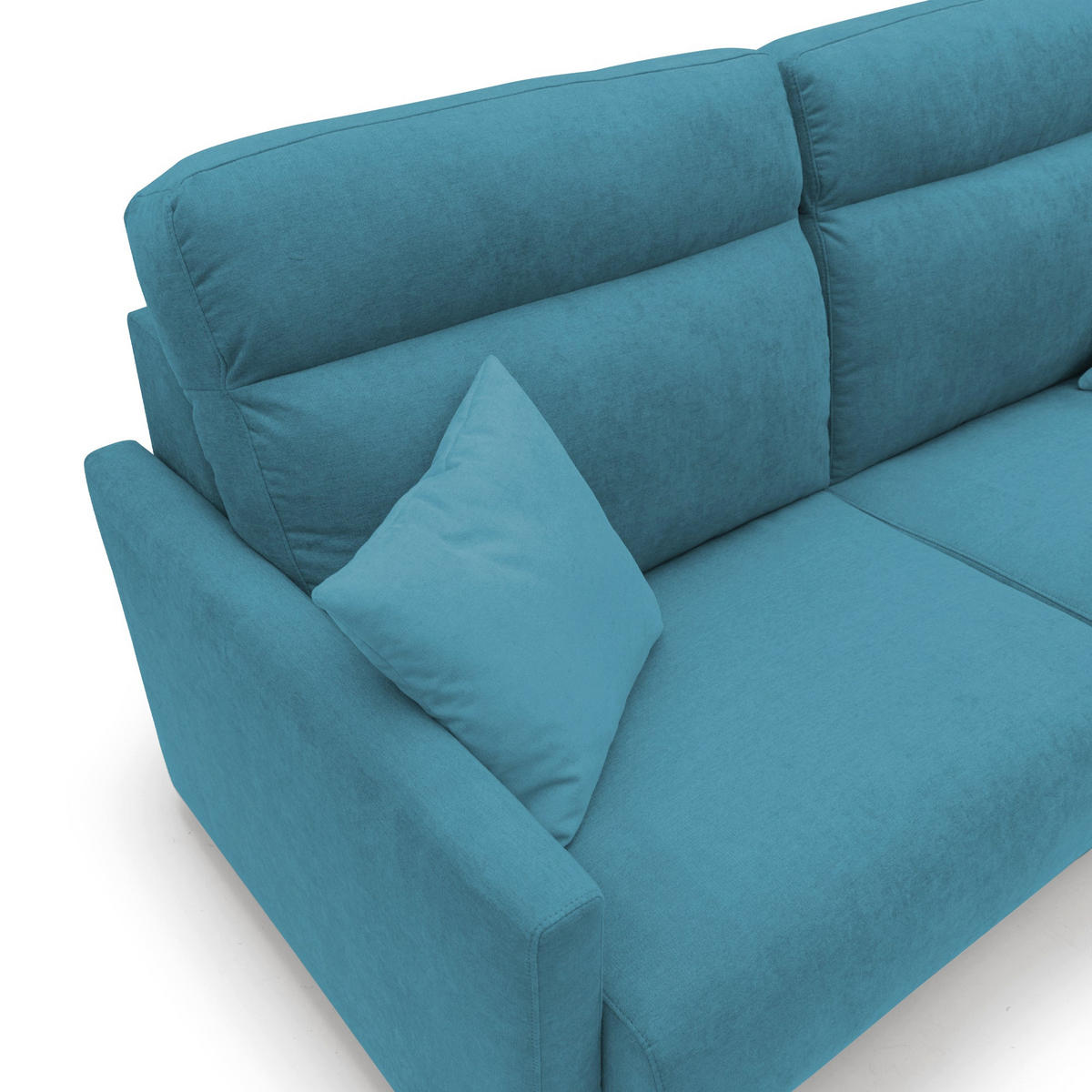 SCHLAFSOFA Margot - Hellblau, Textil (196/102/97cm) - Divani.store