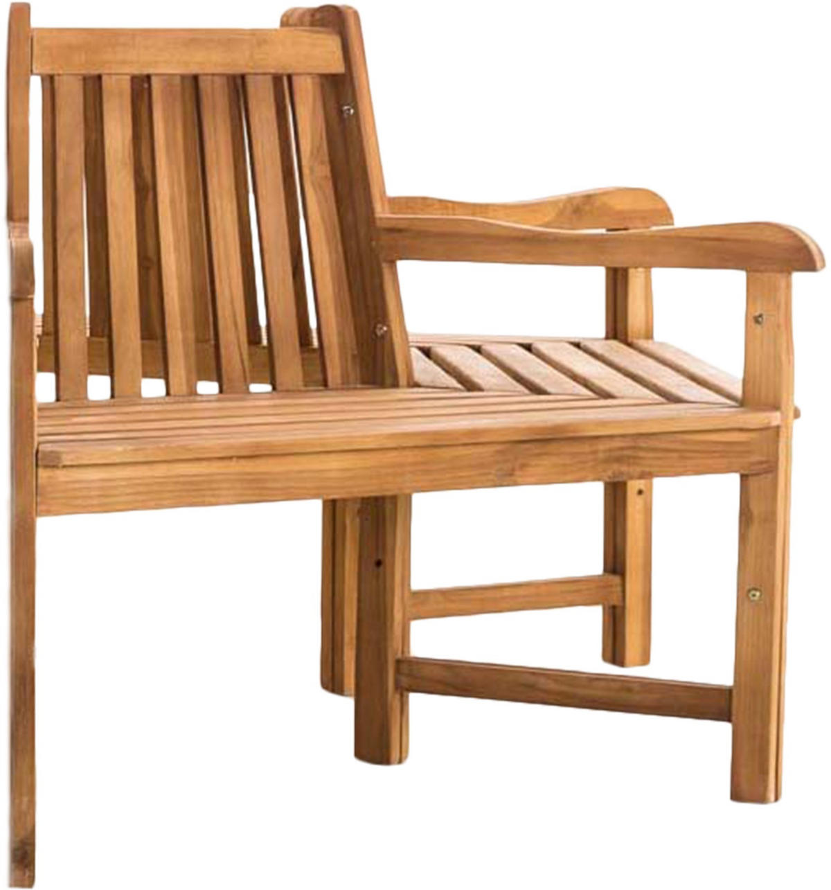 GARTENBANK 200/100 cm Holz teak - Teakfarben, Holz (200/90/100cm) - CLP