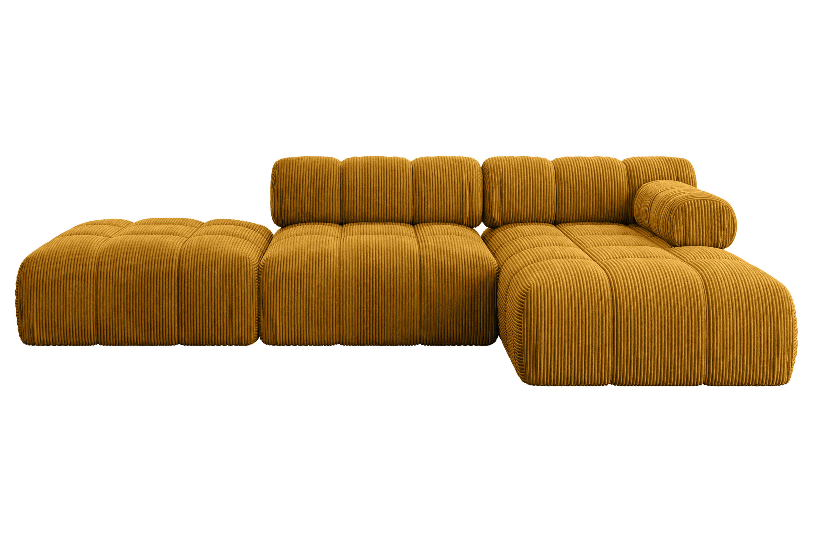 Altdecor Ecksofa Currygelb 285x160 cm