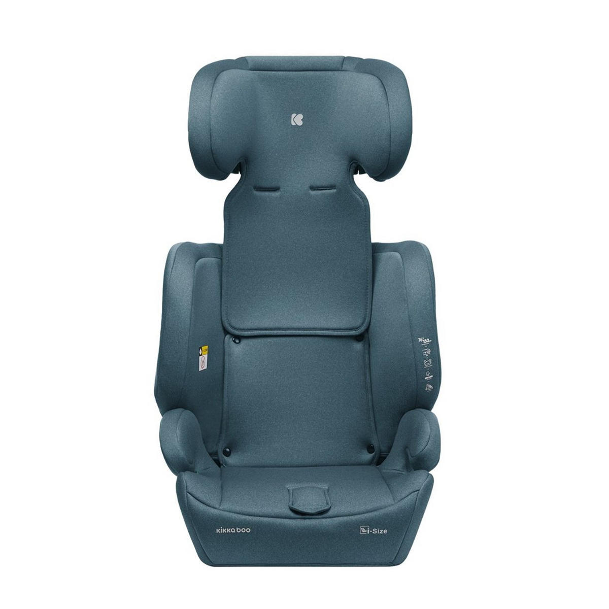 KINDERSITZ I-Bronn i-Size grün (76-150cm) Isofix, Top Tether, Kissen, Gurt - Grün, Kunststoff (43/59/46cm) - Kikka boo
