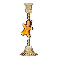 KERZENHALTER Merry & Bright Gingerbread - Braun, Glas (9/22/2cm) - Butlers