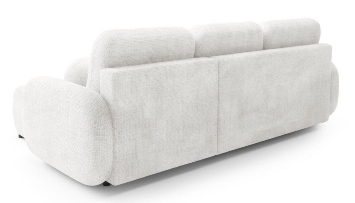 ECKSOFA Creme KOMA Mit Schlaffunktion - Weiß, Textil (228/147cm) - Sepro Meble