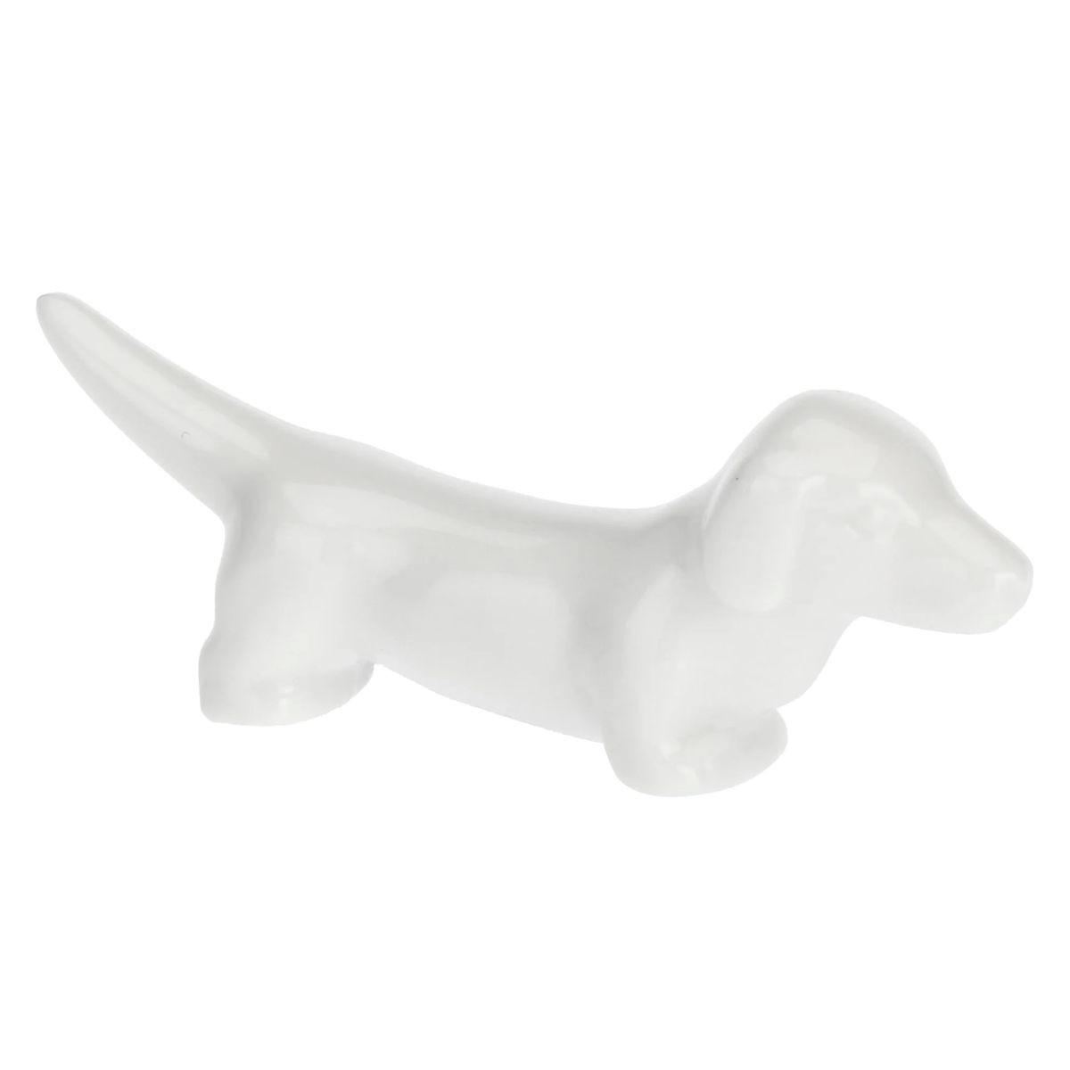 BESTECKHALTER 6er Set Hund "Appoggia Posate Cane" Fattoria 7,5 cm - Multicolor, Keramik - La Porcellana Bianca 