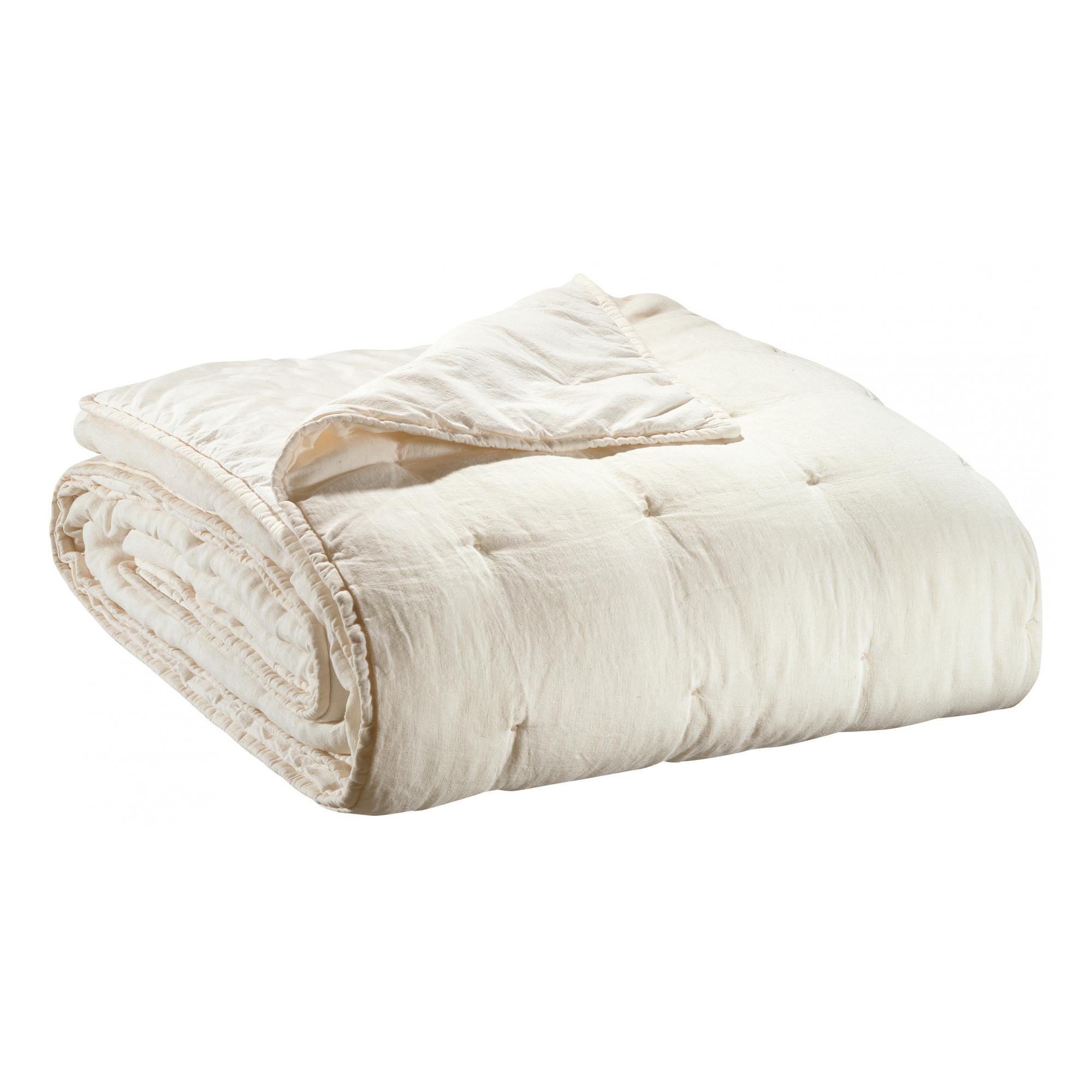 BETTÜBERWURF Zeff kreide 180 x 260 cm - Weiß, Textil (180/260cm) - Vivaraise