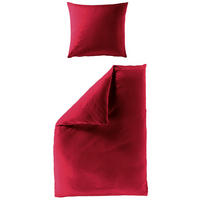 BETTWÄSCHE Seersucker 3000 - Rot, Textil (155/220cm) - Bierbaum