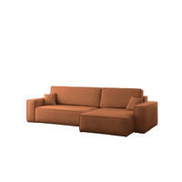 ECKSOFA Mit Schlaffunktion Und Bettkasten, Eckcouch Best XL Stoff Verita Kupfer Rechts - Kupferfarben, Holz (274/145cm) - Kaiser Möbel