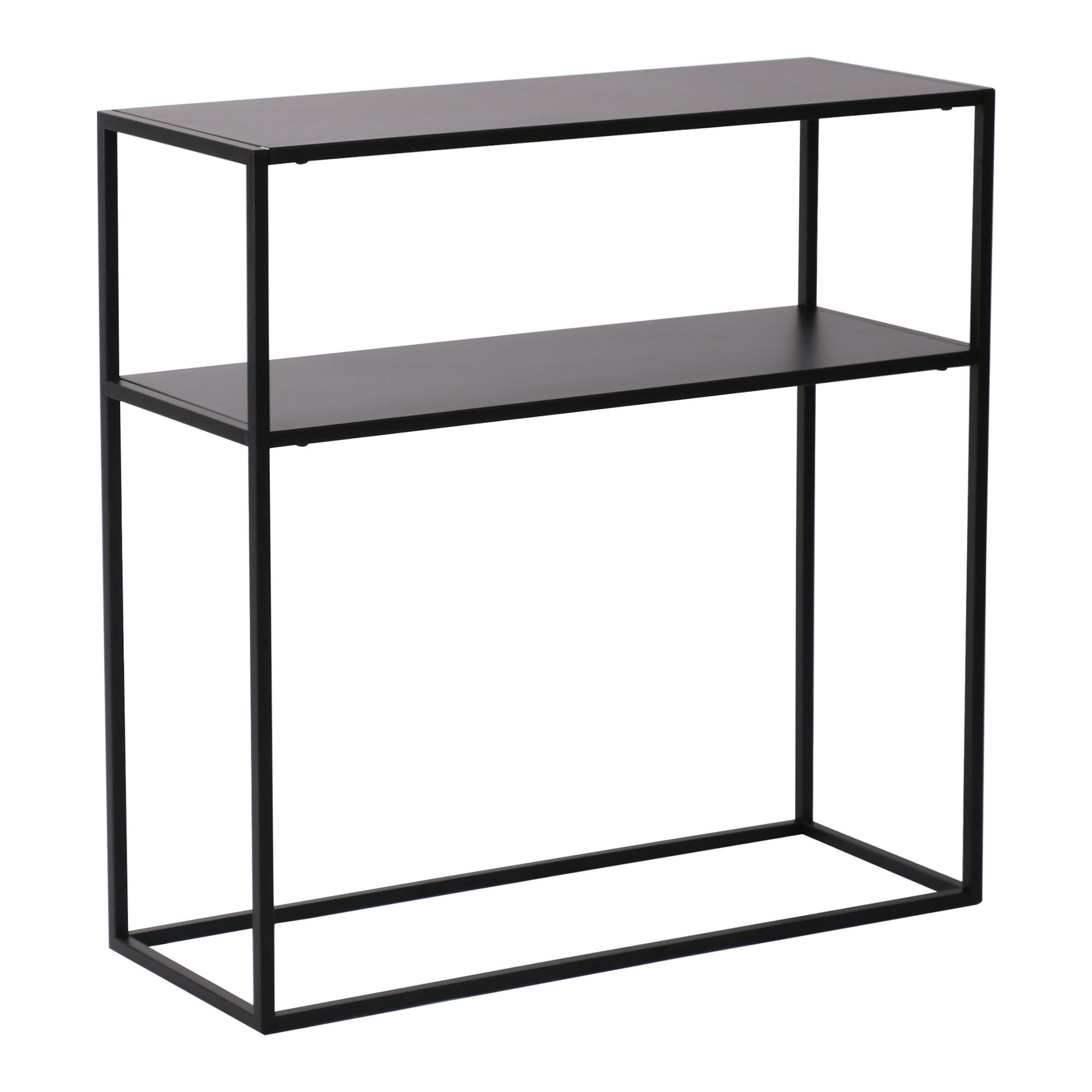 KONSOLENTISCH Kuhmo - Schwarz, Metall (30/80/80cm) - [en.casa]