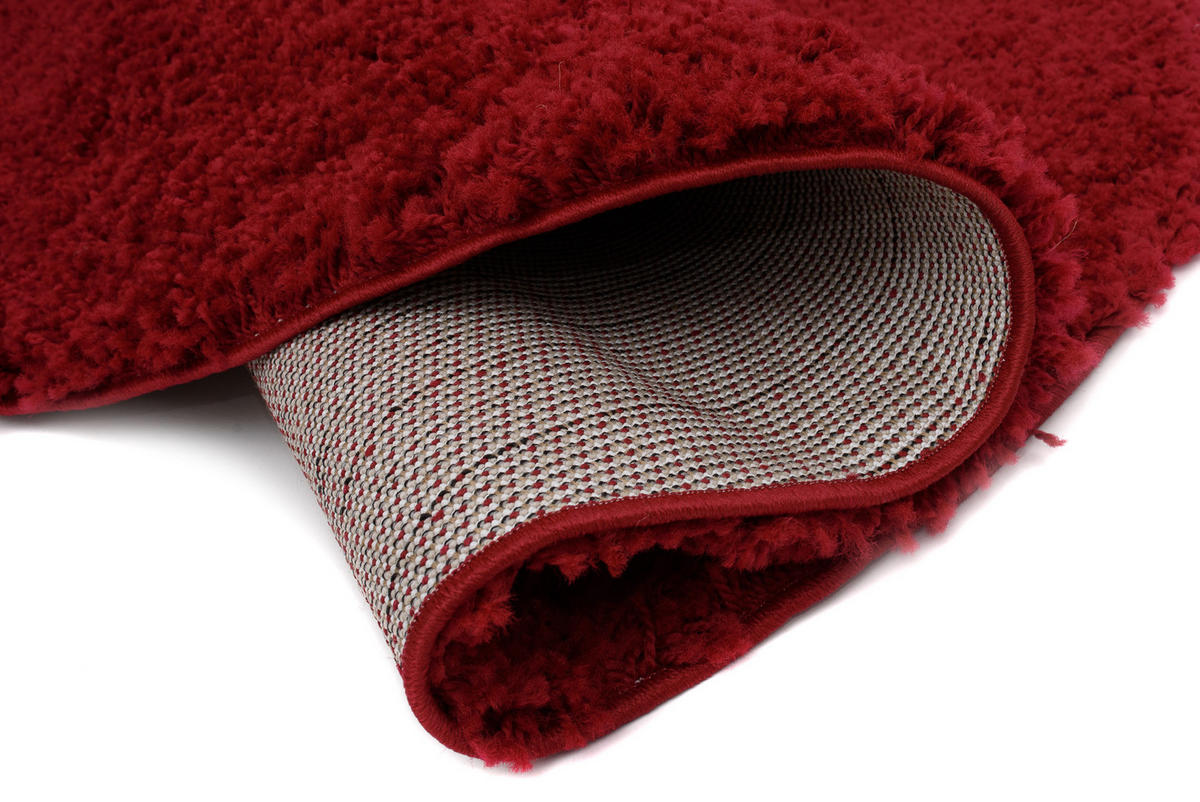 TEPPICH ESSENCE ROUND Rot 240/240 cm - Rot, Textil (240/240cm) - Tapiso