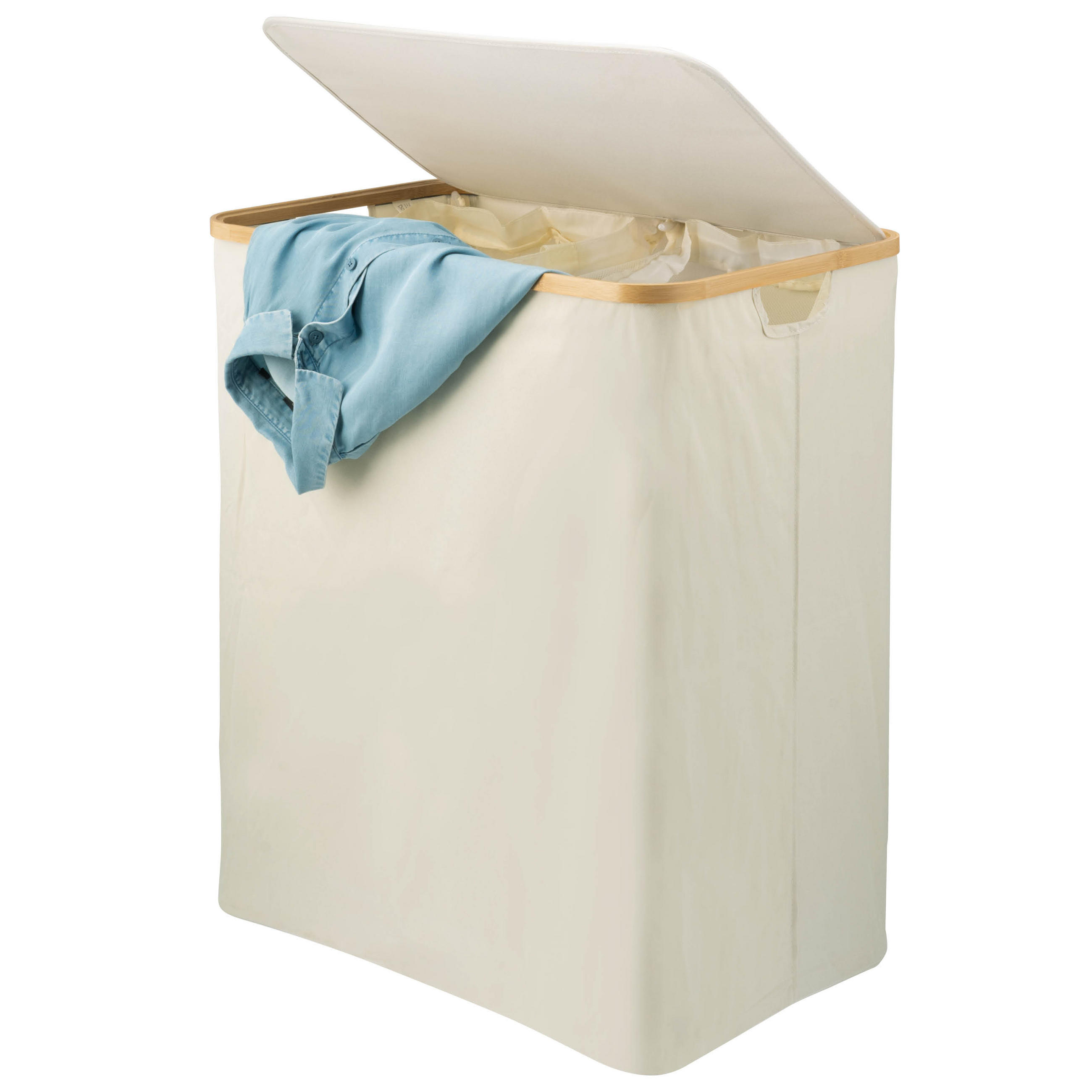 bremermann Wäschesammler Beige 57.5x68x37.5 cm