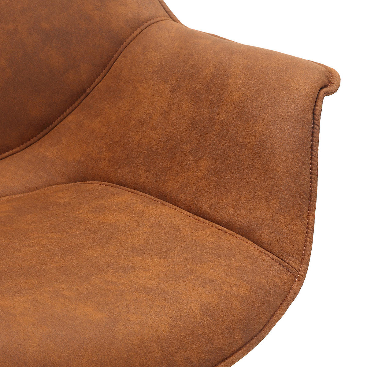 BÜROSTUHL - Cognac, Kunststoff (68/82/63cm) - home24