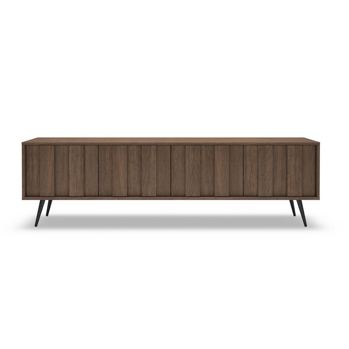 RTV-SCHRANK Faro, viertüriger mit LED - Eichefarben, Holzwerkstoff (183/54/40cm) - Bettso