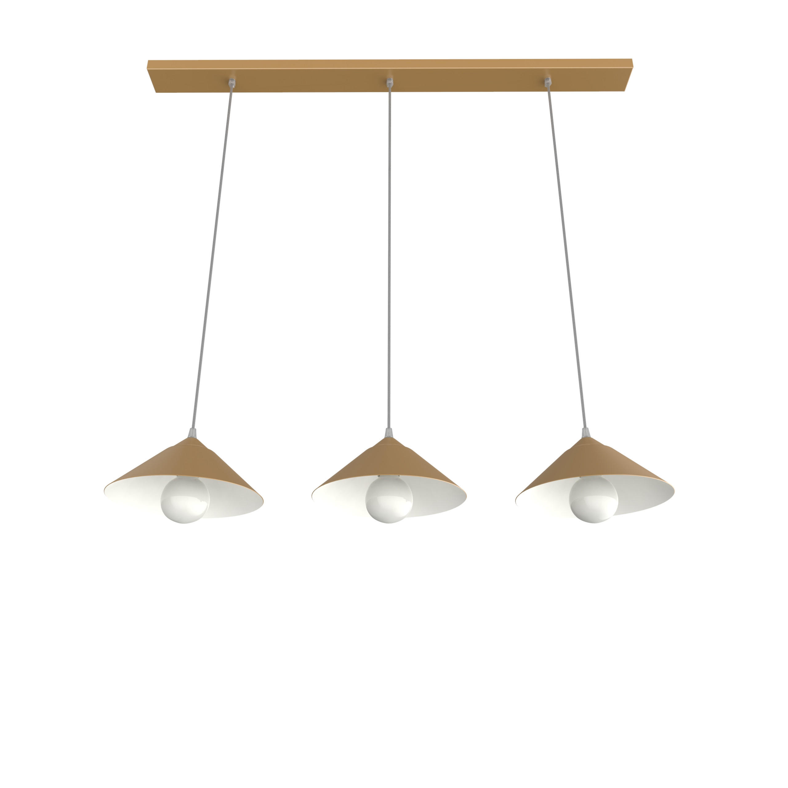 HÄNGELEUCHTE - Goldfarben, Metall (25/100/120cm) - Lumicom