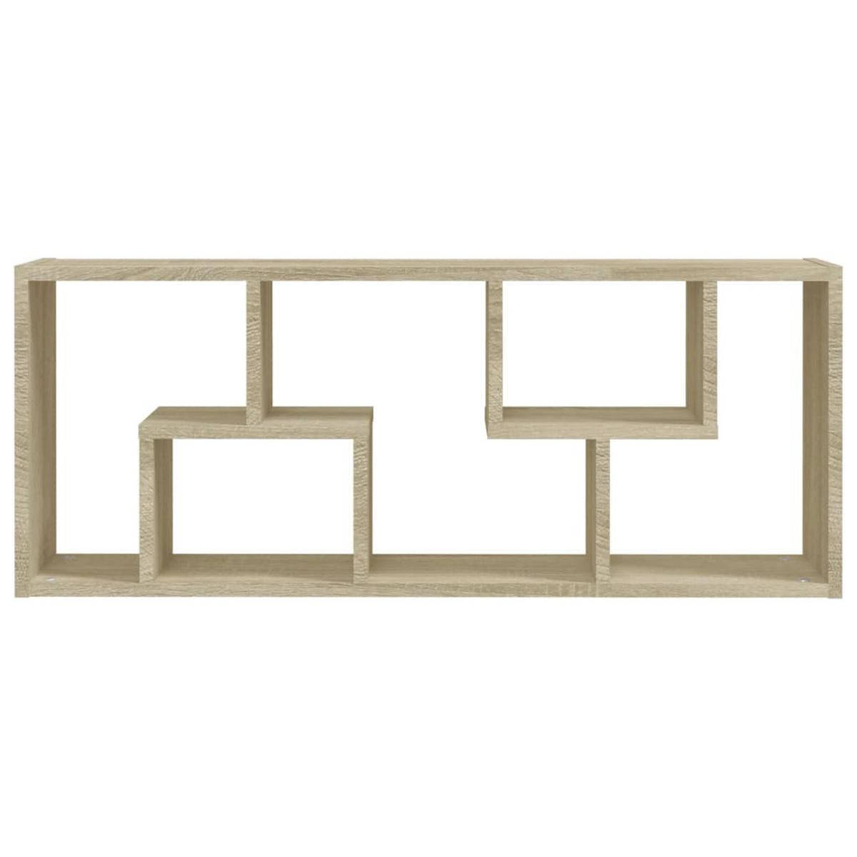 WANDREGAL mit Reichlich Stauraum 36/16/90 cm aus Holzwerkstoff Sonoma-Eiche Dekor - Sonoma Eiche, Holz (36/90/16cm) - vidaXL