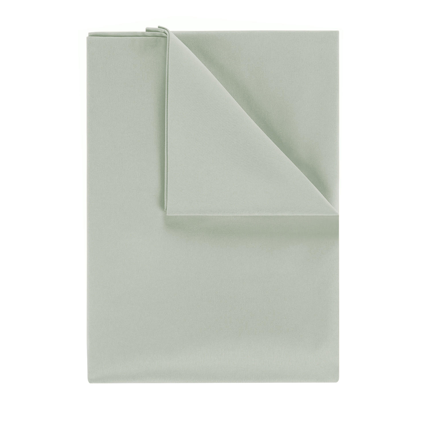 BETTTUCH ohne Gummi 180/275 cm, in Grün - Grün, Textil (275/180cm) - Blumtal