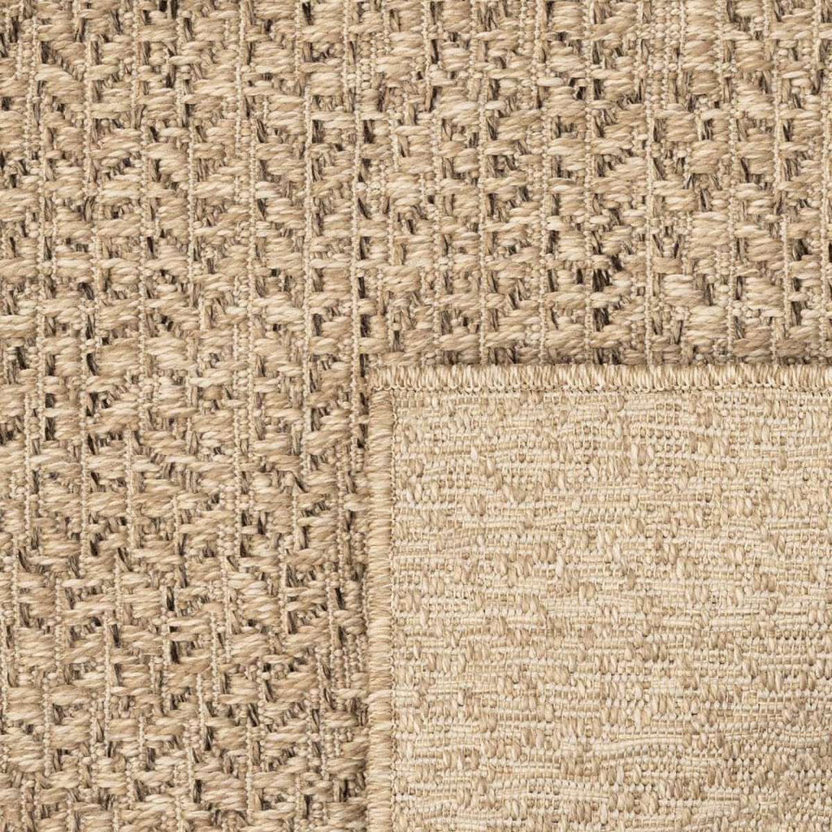 TEPPICH Zizur fur Indoor und Outdoor 240/340 cm aus PP in Jute-Optik - Braun, Kunststoff/Textil (240/340cm) - vidaXL