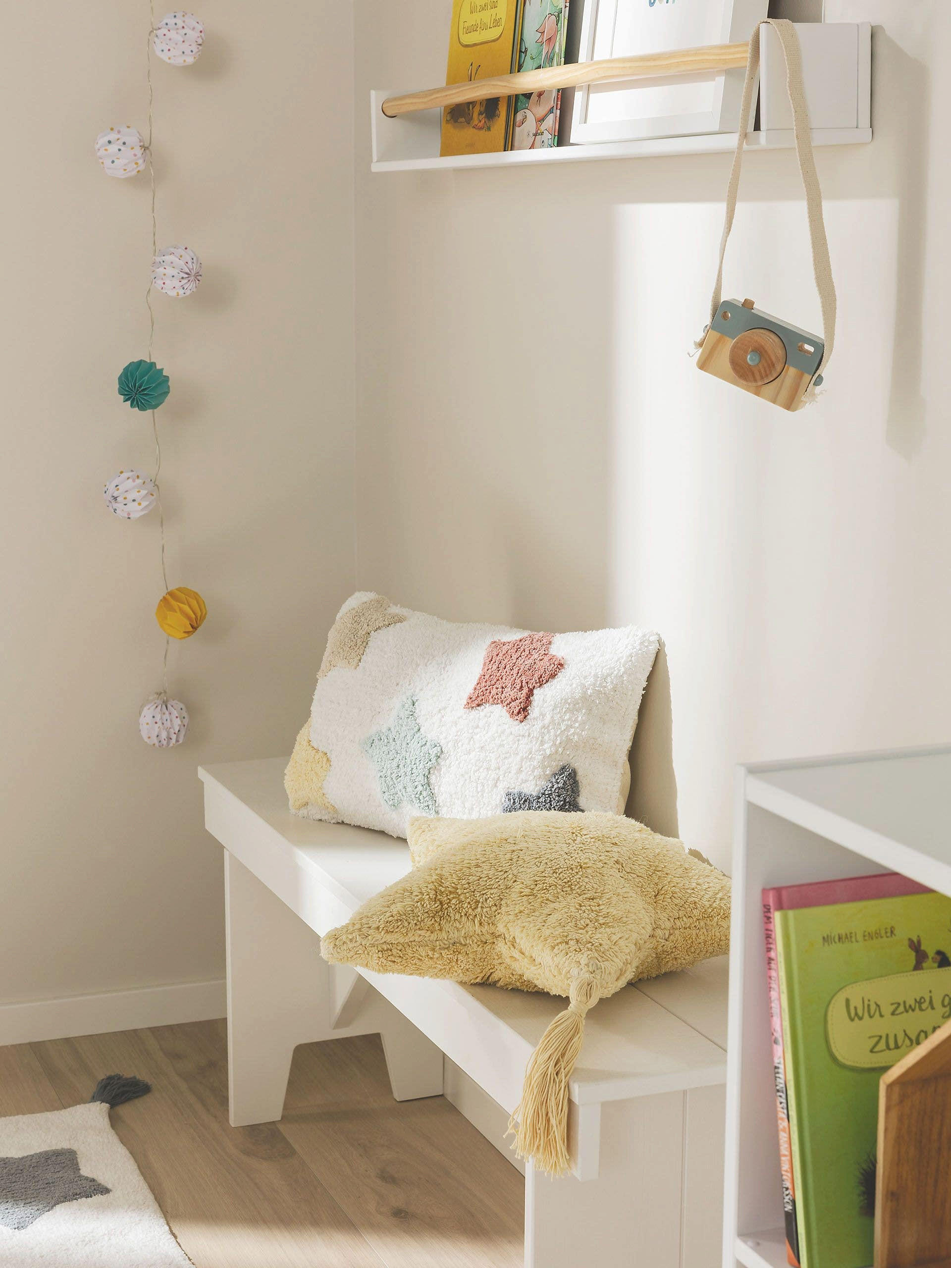 KISSENBEZUG Stars Multicolor 30x50 cm - Multicolor, Textil (30/50cm) - Lytte