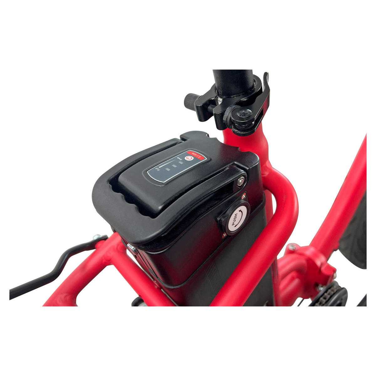 FALT E-BIKE 20" TERRAIN, ROT - Grau, Metall (125cm) - LLOBE