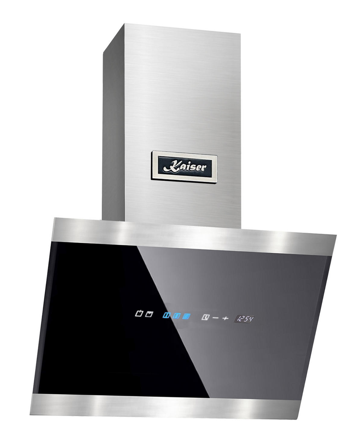 DUNSTABZUGSHAUBE AT 5435 Eco 50 cm Schwarz - Schwarz, Glas/Metall (50/75.5/37.5cm) - Kaiser Küchengeräte