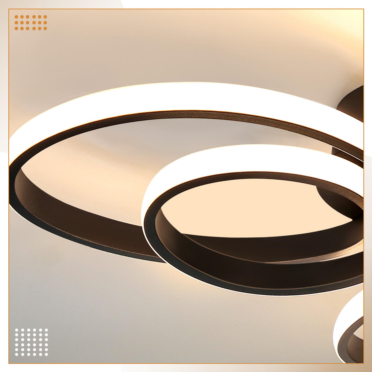 LED-DECKENLEUCHTE Rivak 26.5/3.5/40 cm - Schwarz, Metall (40/26.5/3.5cm) - ZMH
