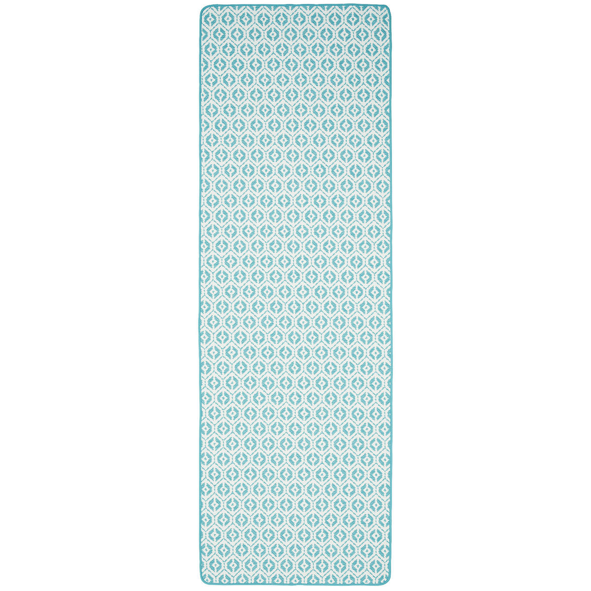 IN- UND OUTDOOR TEPPICH LÄUFER BEIDSEITIG CAPE COD - Türkis, Textil (100/200cm) - Snapstyle