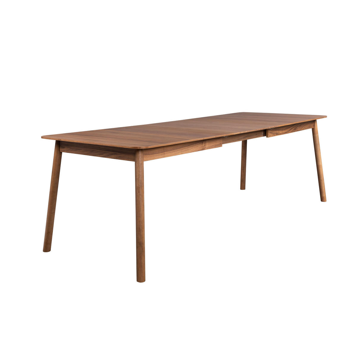 ESSTISCH Glimps Ausziehbarer 180/240x90 cm Walnuss - Braun, Holz (180/90/76cm) - Zuiver