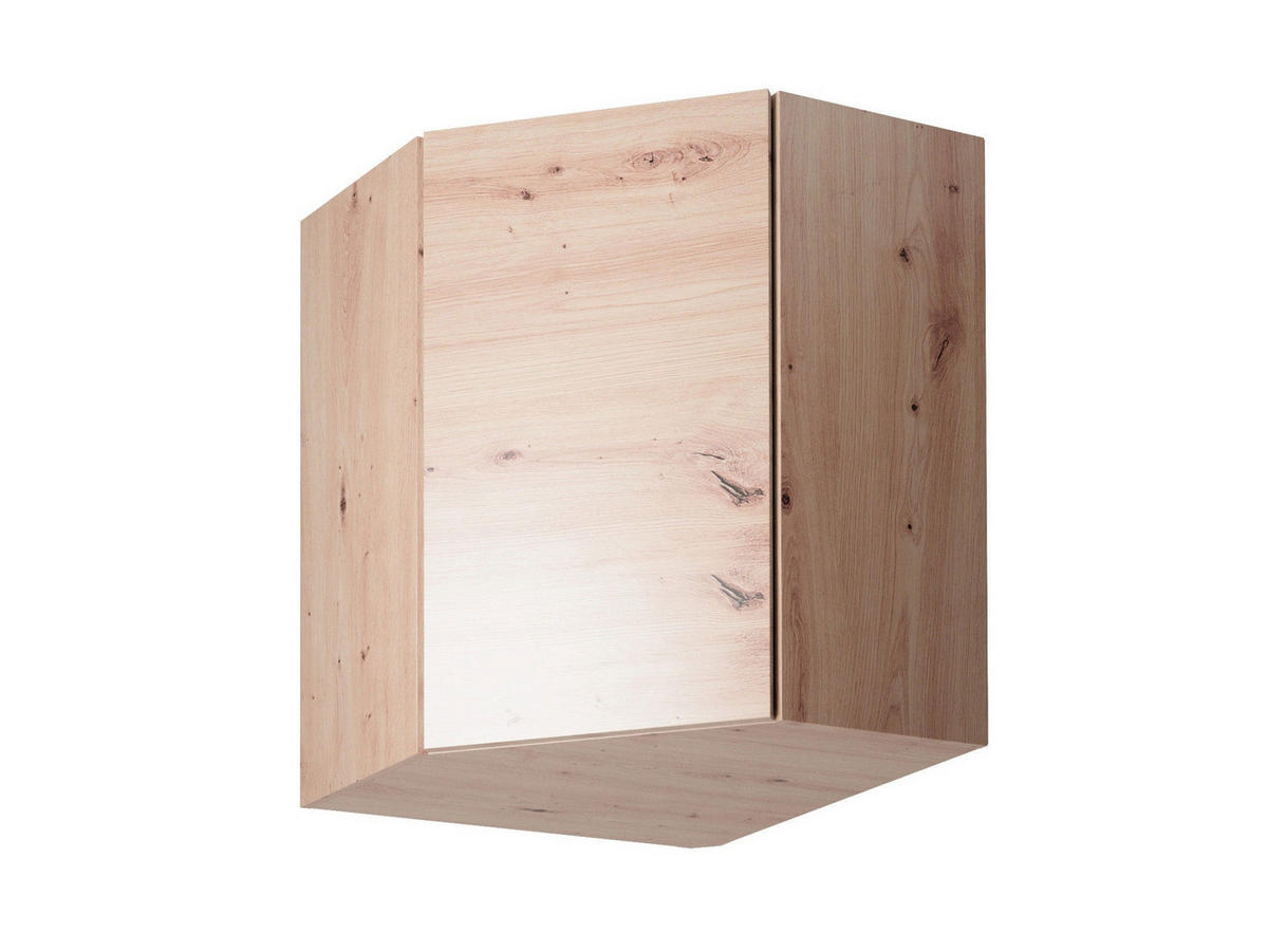 ECKHÄNGESCHRANK G60N – Nexa – Diagonale Front – Grau - Grau, Holzwerkstoff (60/72/60cm) - ROYAL24_MARKT