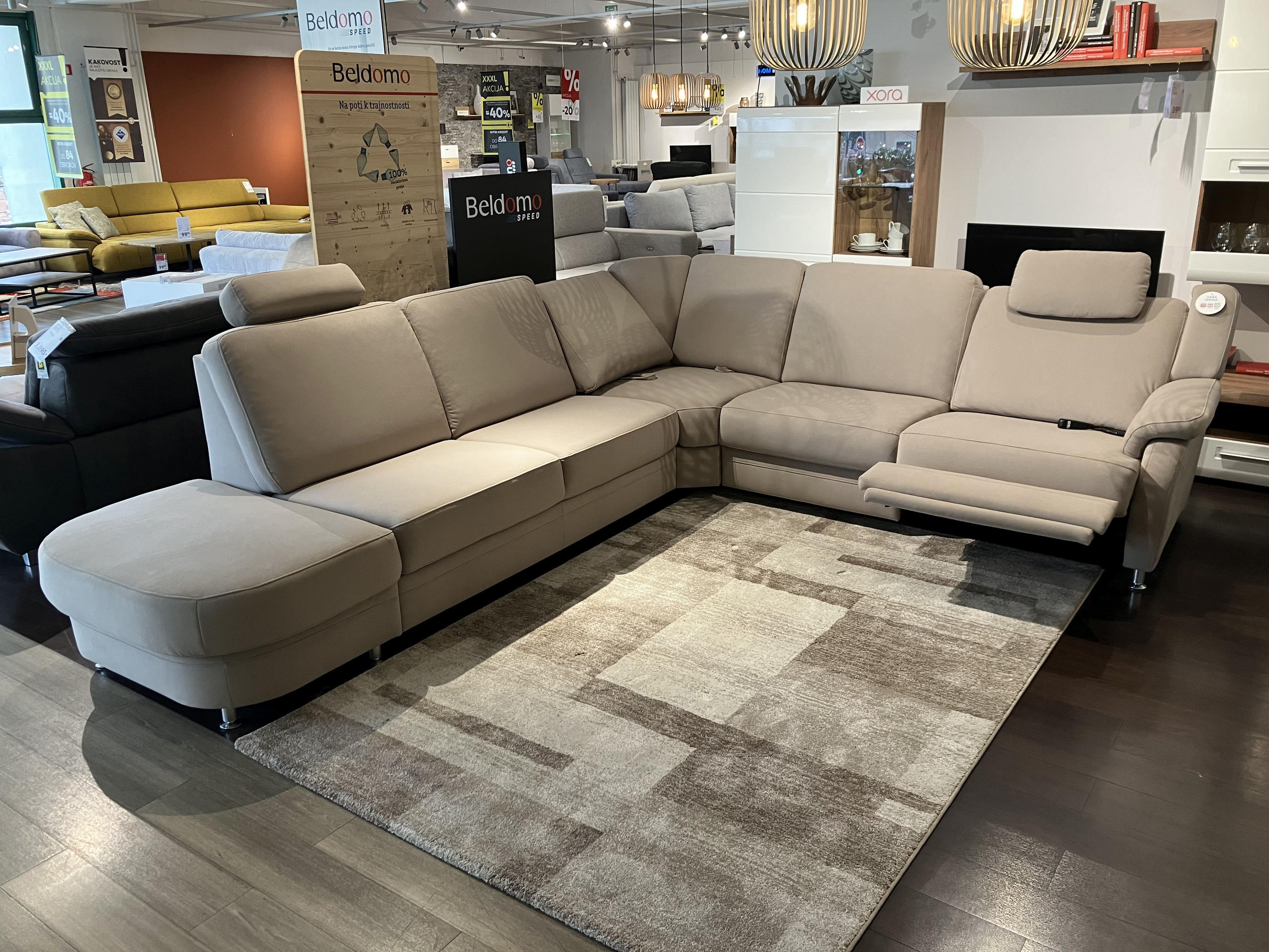 SEDEŽNA GARNITURA TAULON-S - Beldomo System