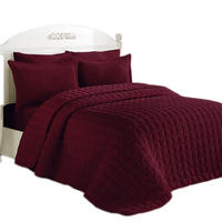 TAGESDECKE 230/260 cm Set 3-teilig mit Kissenbezügen Rot - Rot, Textil (230/260cm) - ROLFNERS