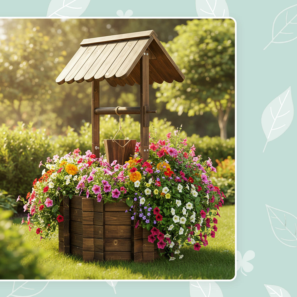 OZDOBNÝ prameň - tmavohnedá, drevo/textil (56/56/114cm) - Relaxdays