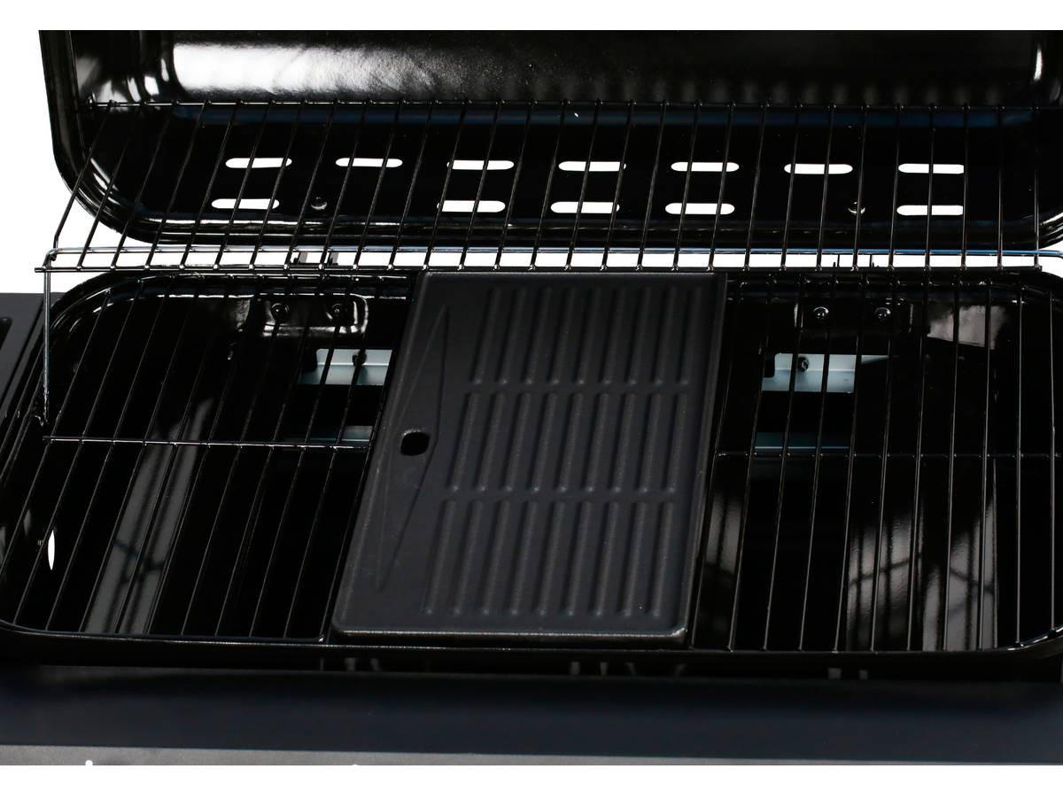 GASGRILL festa 5 Schwarz - Grau, Metall (51.5/95/120cm) - Habitat Garten