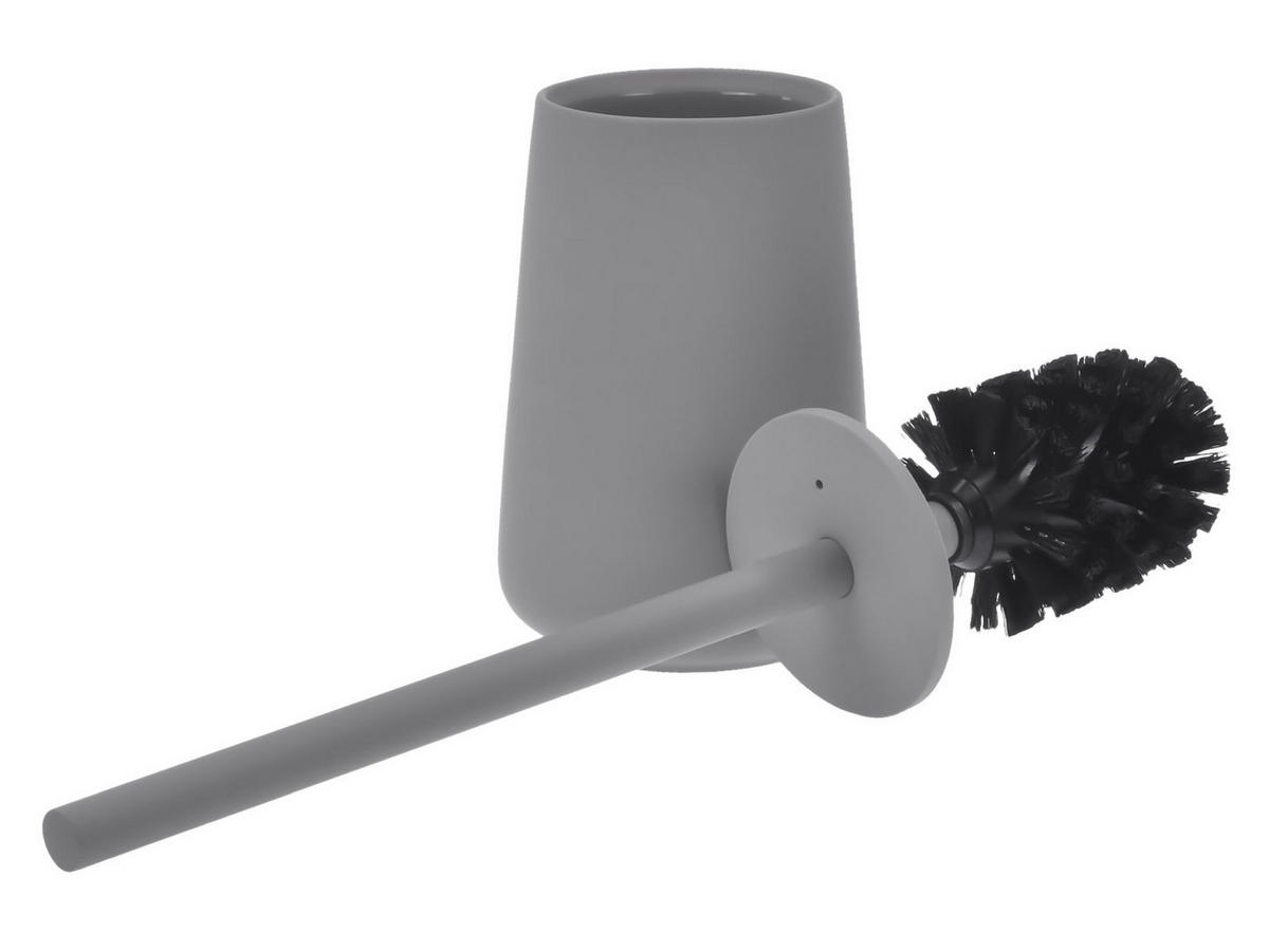 BAD ACCESSOIRES SET Nova ONE 2tlg. grey (grau) - Grau, Kunststoff (23/29/23cm) - Zone Denmark