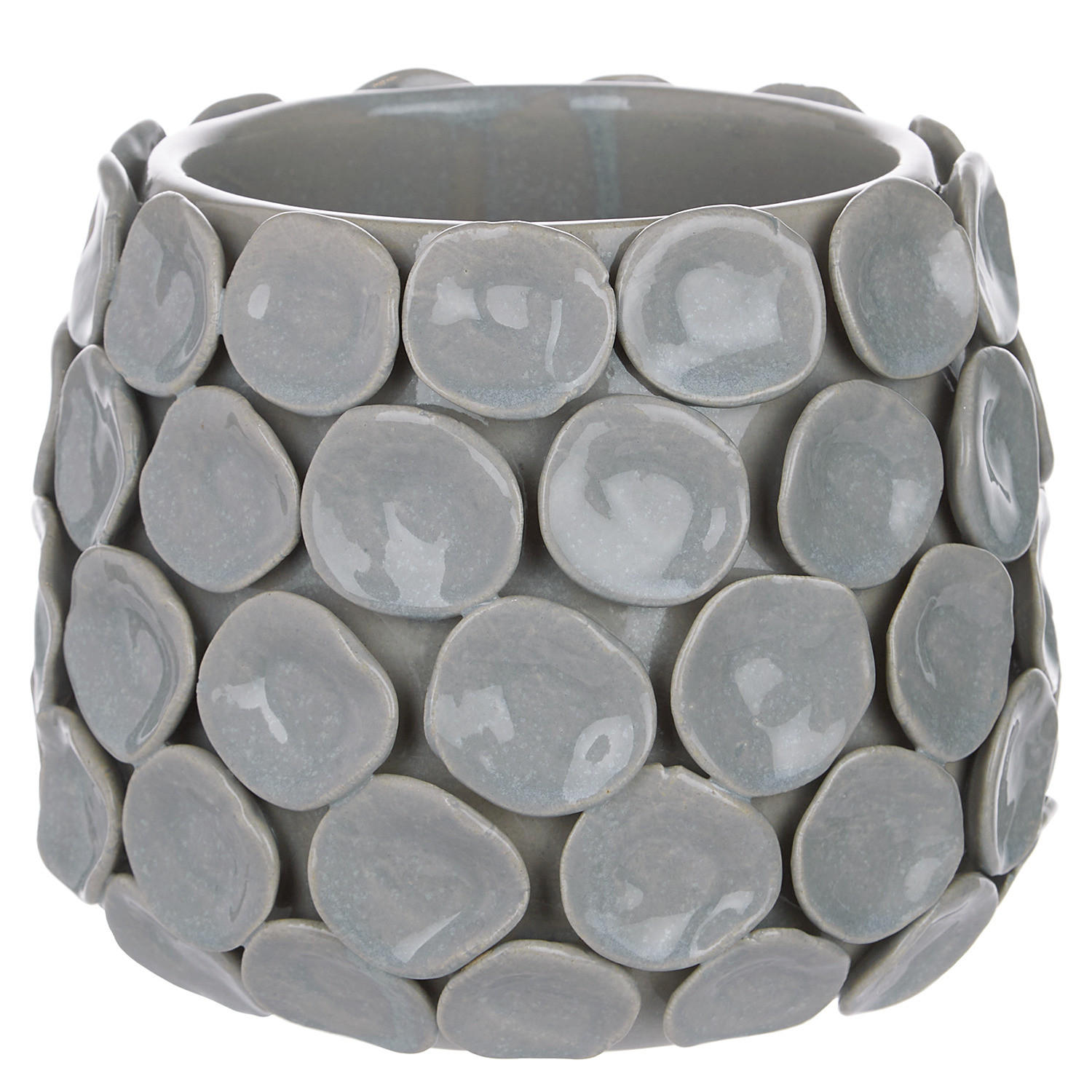 BLUMENTOPF Sky - Grau, Keramik (14cm) - Butlers