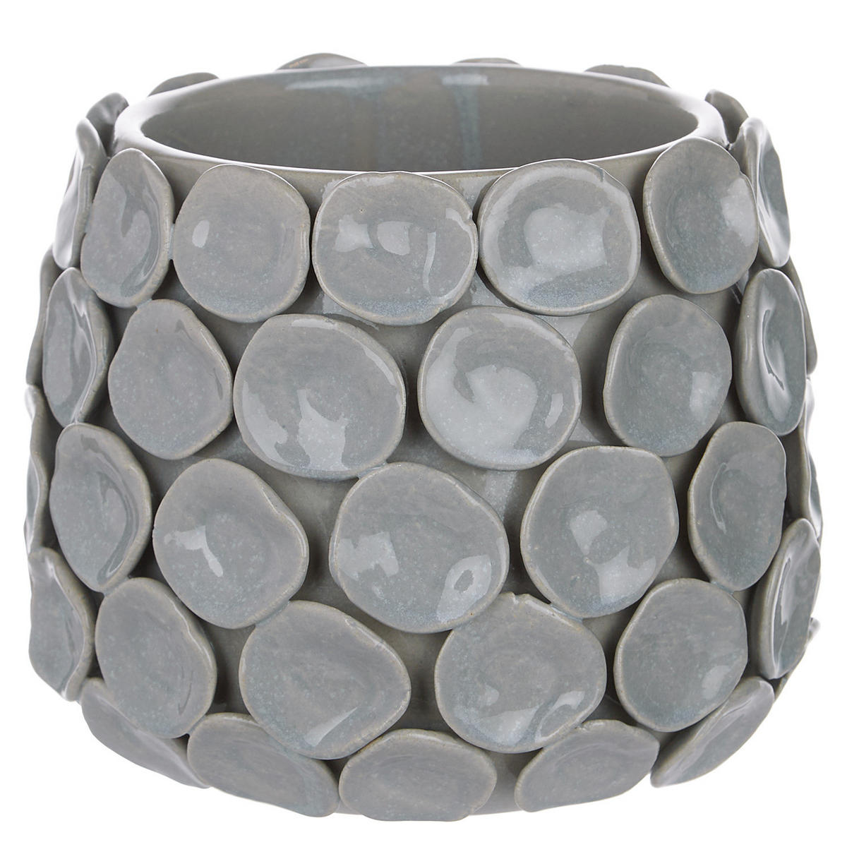 BLUMENTOPF Sky - Grau, Keramik (14cm) - Butlers