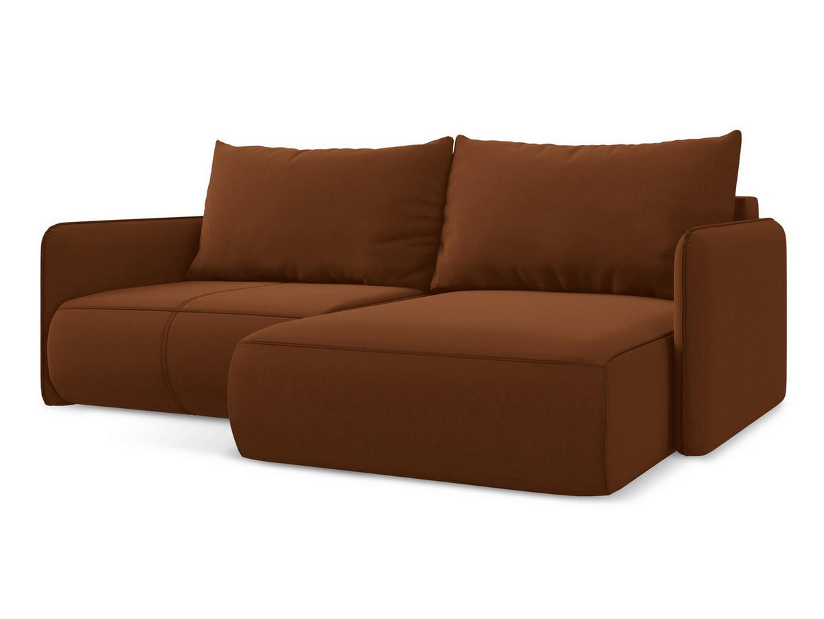 3-SITZER SOFA mit Schlaffunktion Chenille Stoff Blau - Blau/Schwarz, Kunststoff/Textil (216/86/105cm) - Makamii