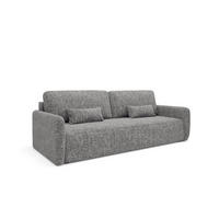 SOFA Lazare 3 Sitzplätze Grau - Grau, Holz (217/86/102cm) - Petits-meubles