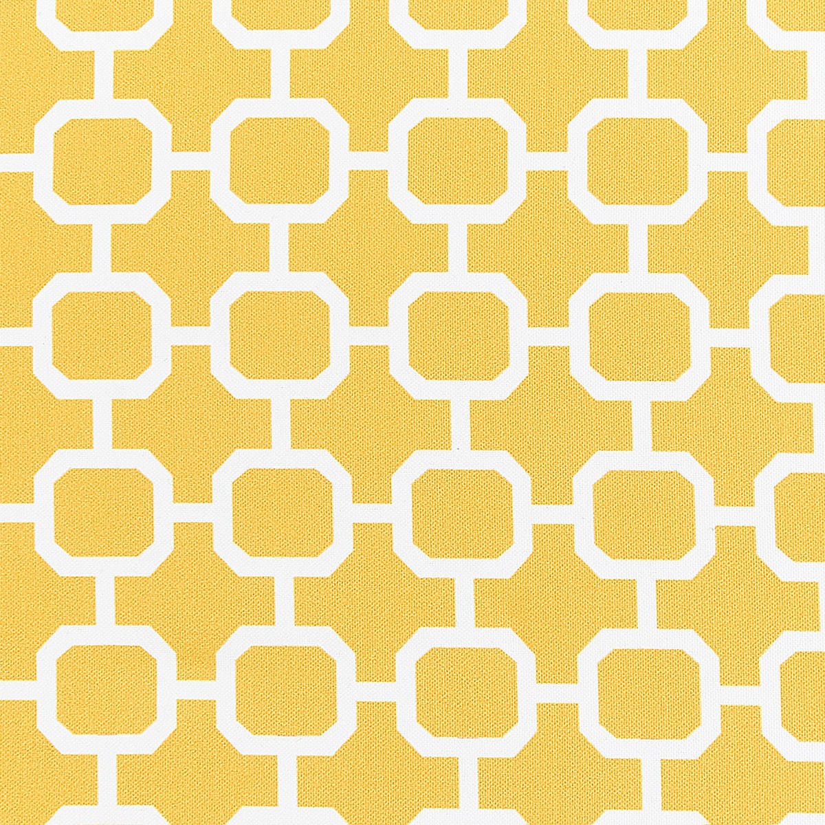 GARTENSTUHLKISSEN 2er-Set Gelb 37/34 cm Terni - Gelb/Weiß, Textil (37/5/34cm) - Beliani