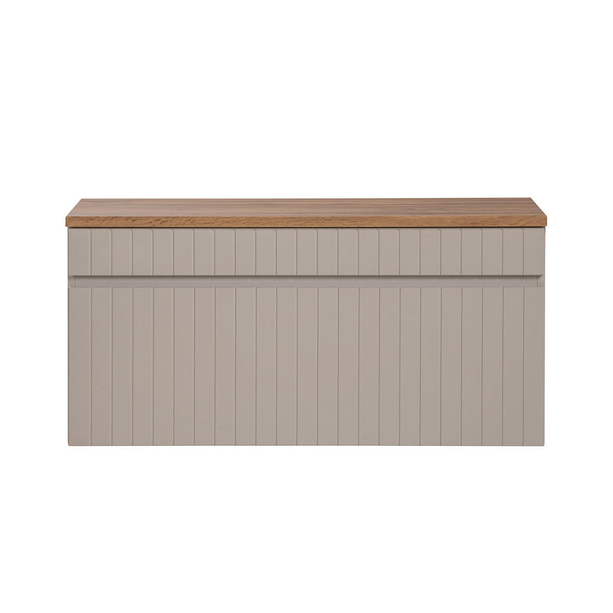 WASCHTISCHUNTERSCHRANK 100.4cm Zelie Kaschmir - Beige, Holzwerkstoff (100.4/48/46cm) - Petits-meubles