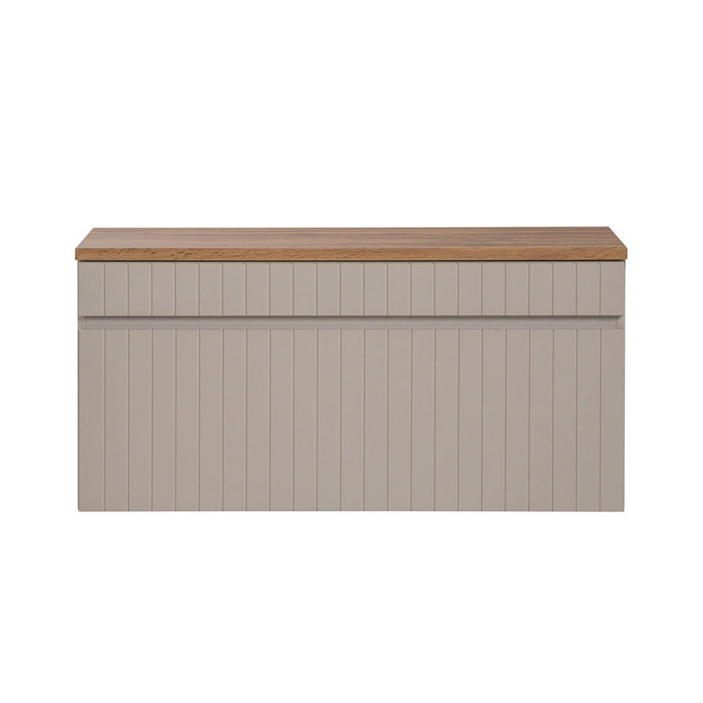Thumbnail - Petits-meubles Waschtischunterschrank, Beige, Holzwerkstoff, 100.4x48x46 cm, Badezimmer, Badezimmerschränke, Bad Untersc...