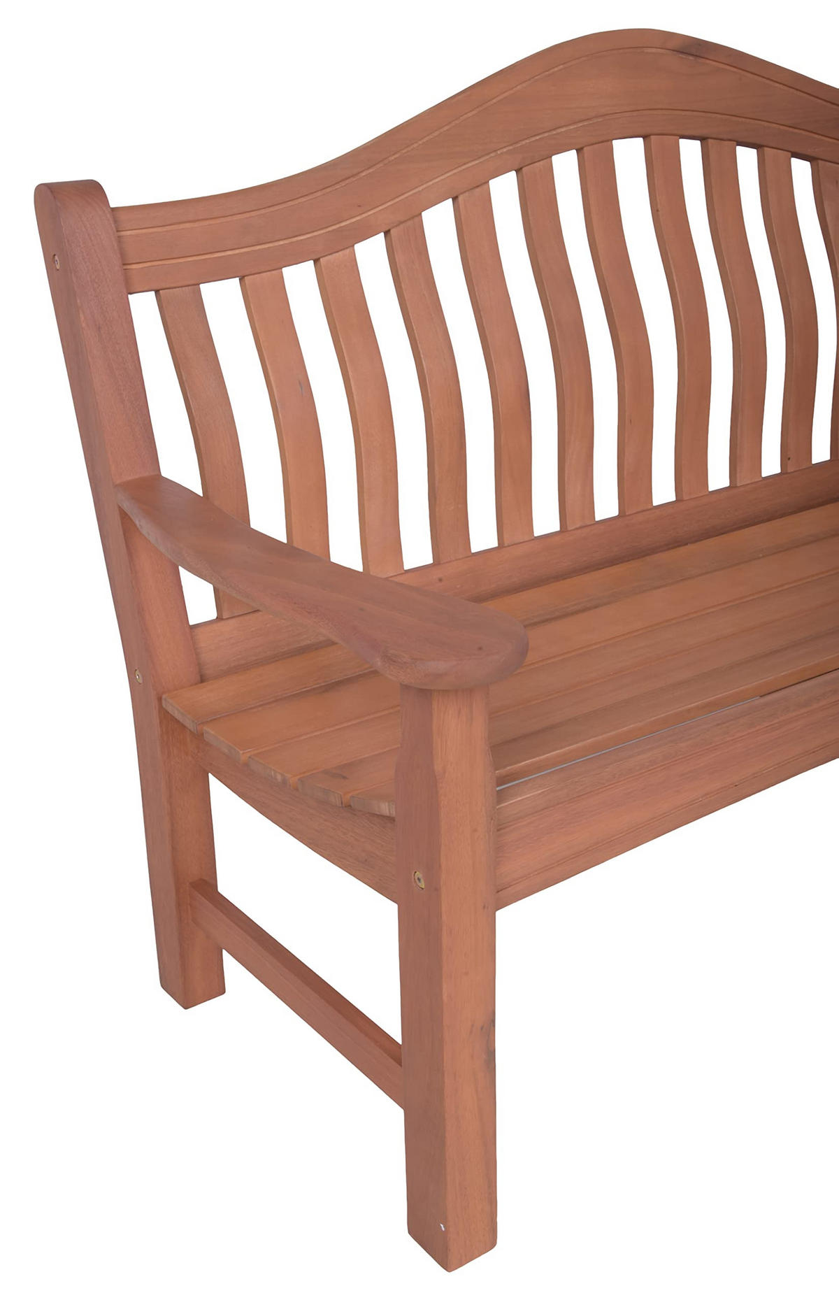 GARTENBANK Catrin 3-Sitzer Terrassenbank - Braun, Holz (151/92.5/67cm) - DELUKE