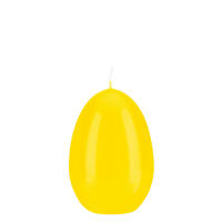 EIKERZEN Klarlack Zitrone Gelb 120 x Ø 80 mm, 6 Stück - Gelb, Paraffin (8/12/12cm) - Kopschitz Kerzen